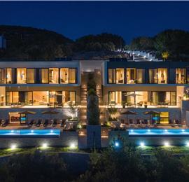 Luxury 5-Bedroom Sea-View Villa with Heated Infinity Pool in Orasac near Dubrovnik – Sleeps 10